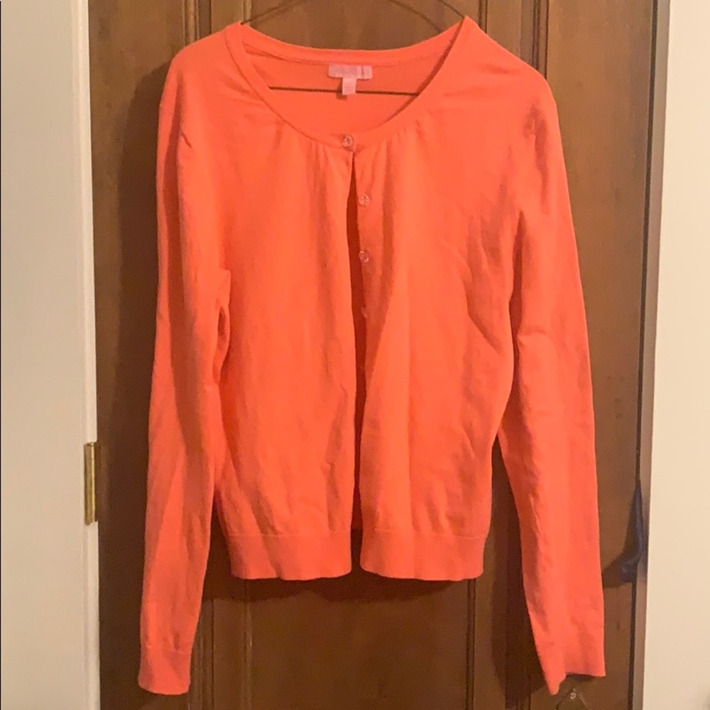 Lilly Pulitzer Coral Pink Sweater (medium)